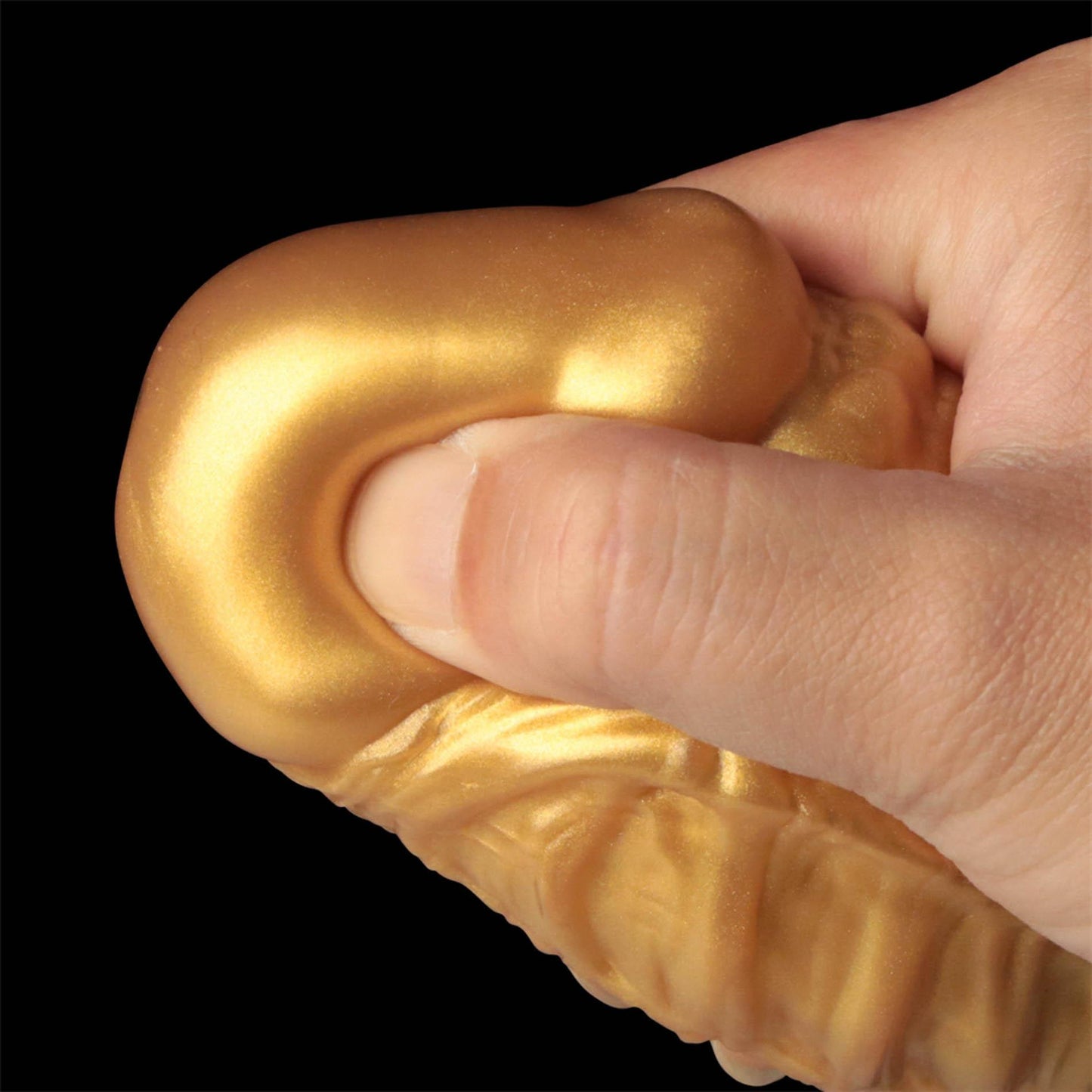 8'' Dual Density Silicone Inflatable Dildo