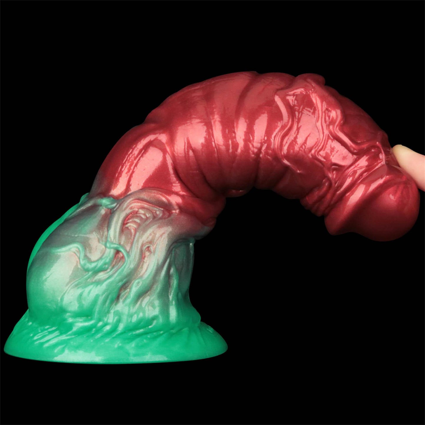 7.5'' Dual Density Silicone Inflatable Dildo