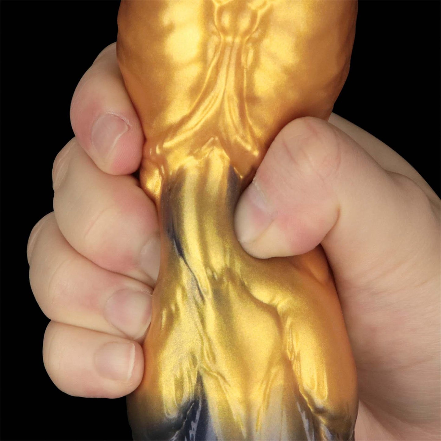 10'' Dual Density Silicone Inflatable Dildo