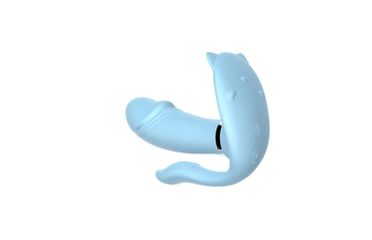 Wibrator analny Cat B Series Cute silikonowy 9 trybów USB