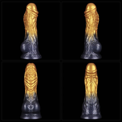 8'' Dual Density Silicone Inflatable Dildo