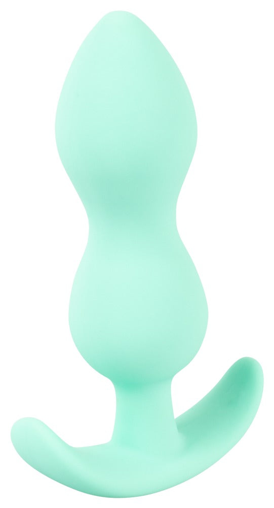 Korek analny mini silikonowy Cuties zielony 8 cm