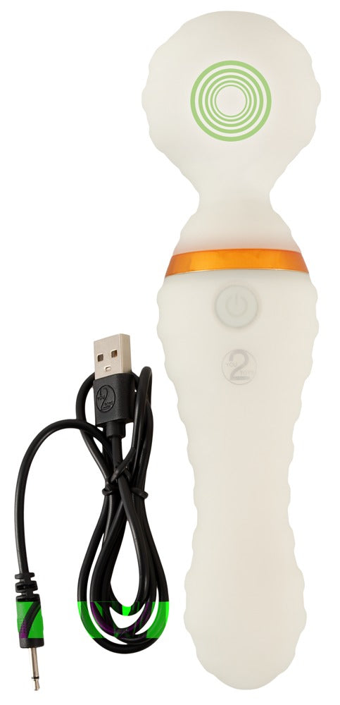 Wibrator wand You2Toys świecący w ciemności USB 19,5 cm