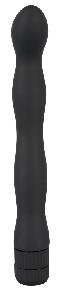 Wibrator analny falisty You2Toys czarny 18 cm na baterie