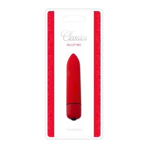 Wibrator bullet Toyz4lovers Classics czerwony 9 cm