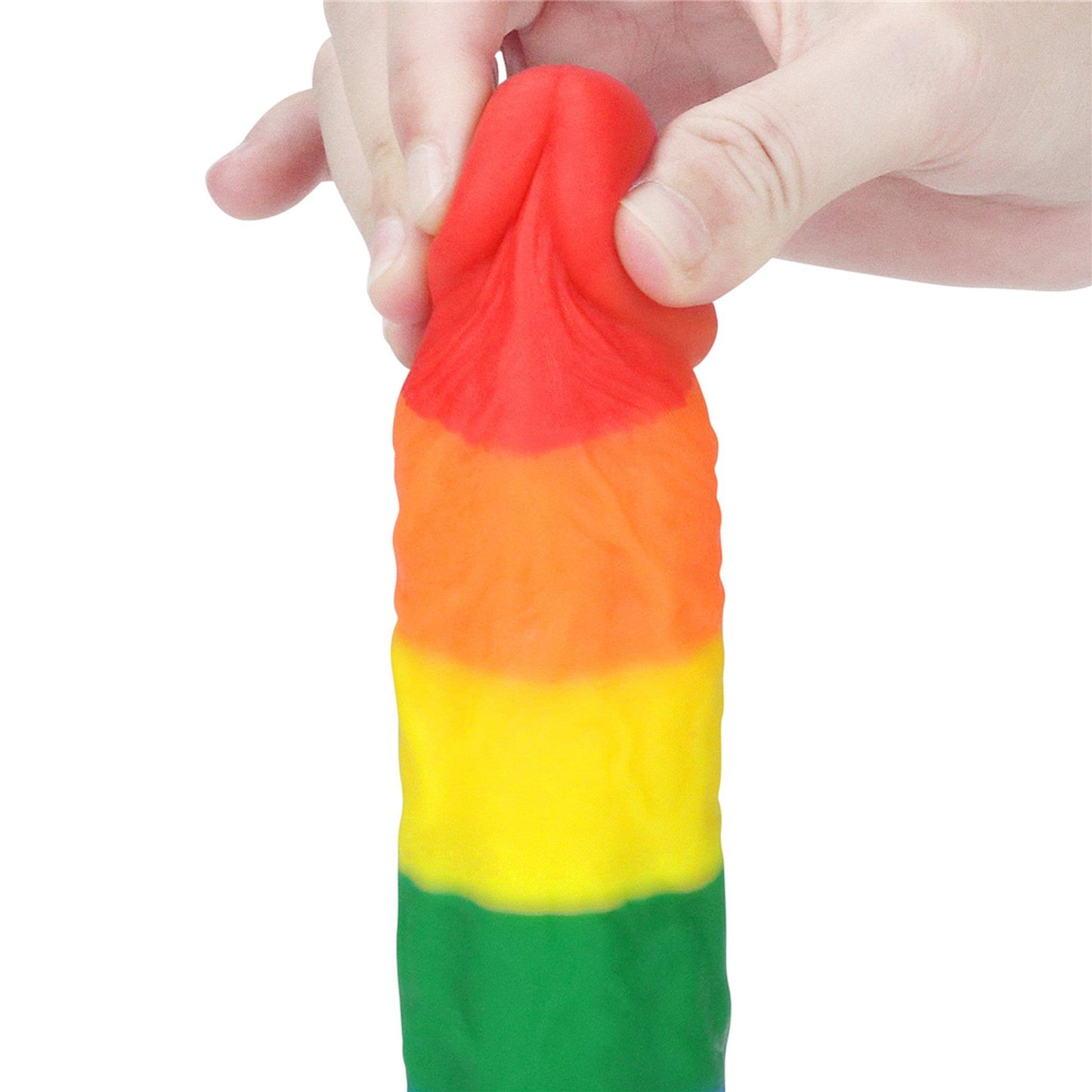 Dildo realistyczne Prider Lovetoy platynowy silikon 20,5 cm