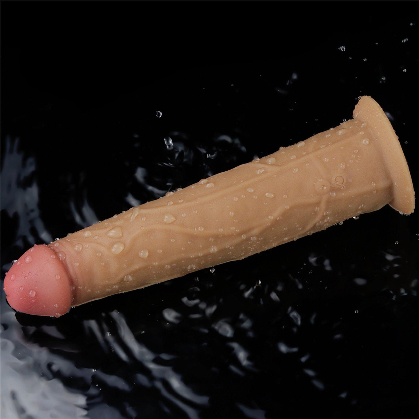 9.0'' Dual Layered Platinum Silicone Rotator