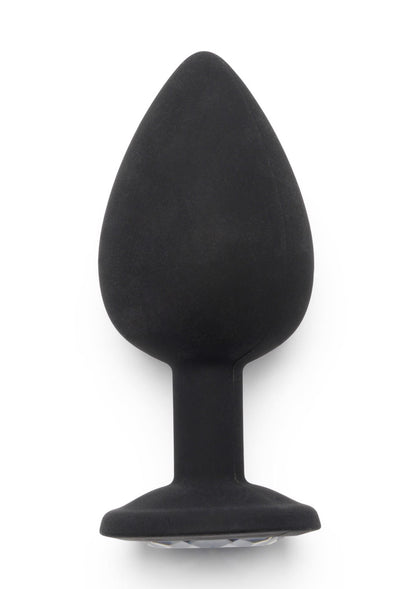 Korek analny Diamond Booty Jewel ToyJoy czarny 9 cm
