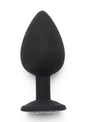 Korek analny Diamond Booty Jewel ToyJoy czarny 9 cm