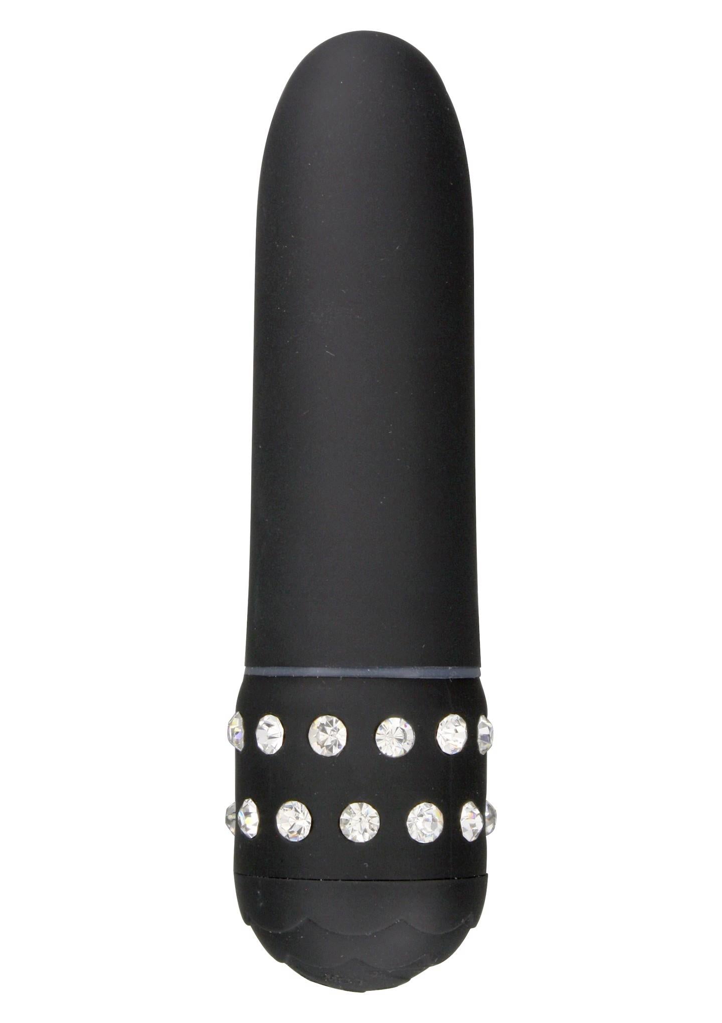 Wibrator Diamond Petit Vibe ToyJoy czarny 11 cm