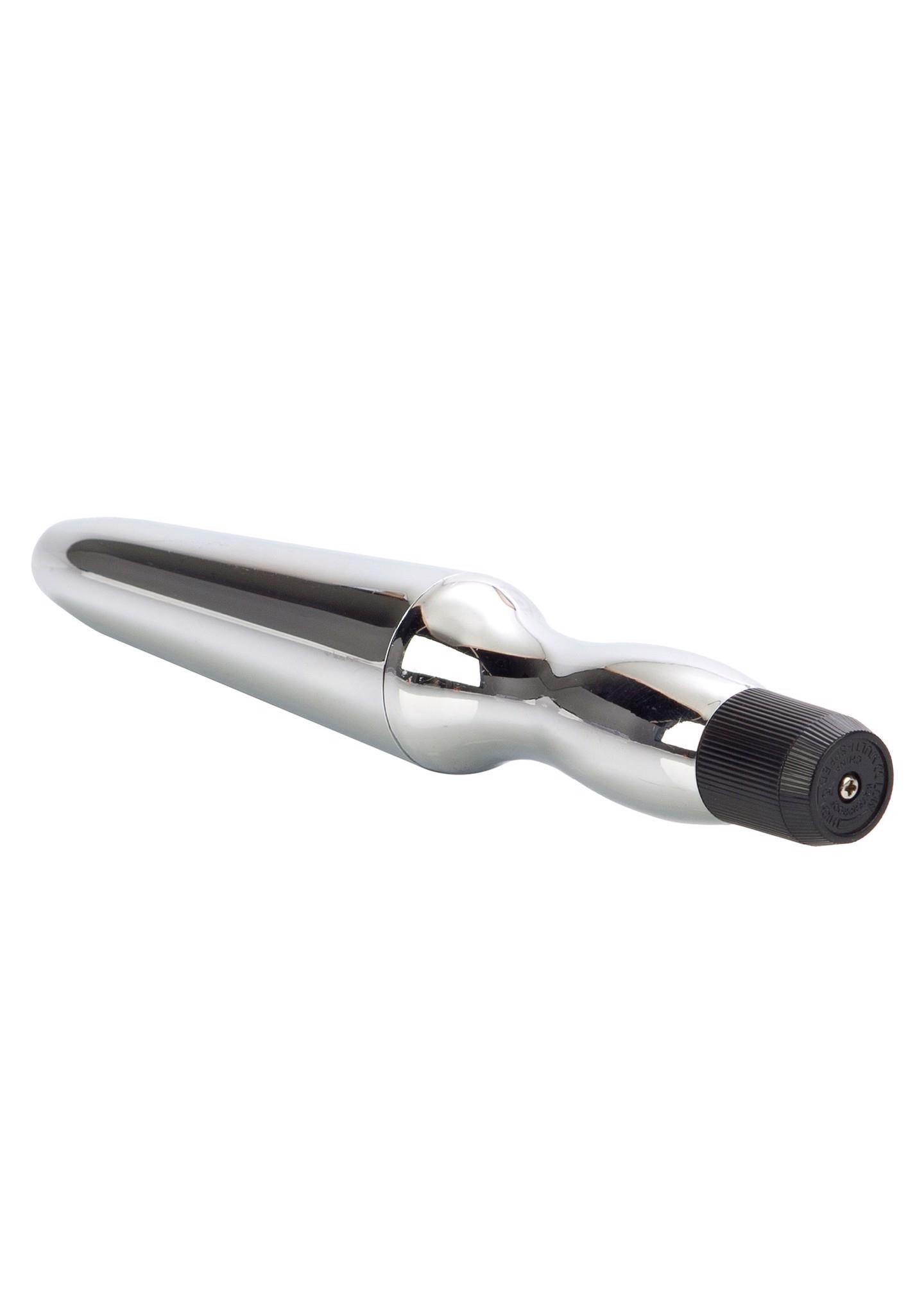 Wibrator analny wodoodporny Calexotics srebrny 16.5 cm