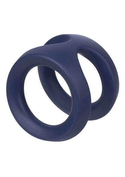 Pierścień erekcyjny Viceroy Dual Ring silikonowy niebieski