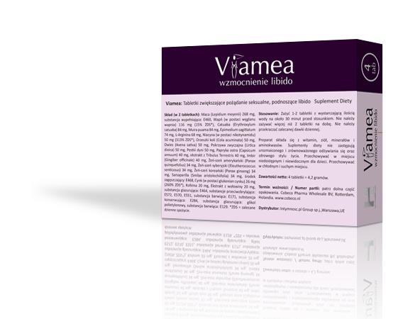 Tabletki Viamea afrodyzjak dla kobiet 4 szt