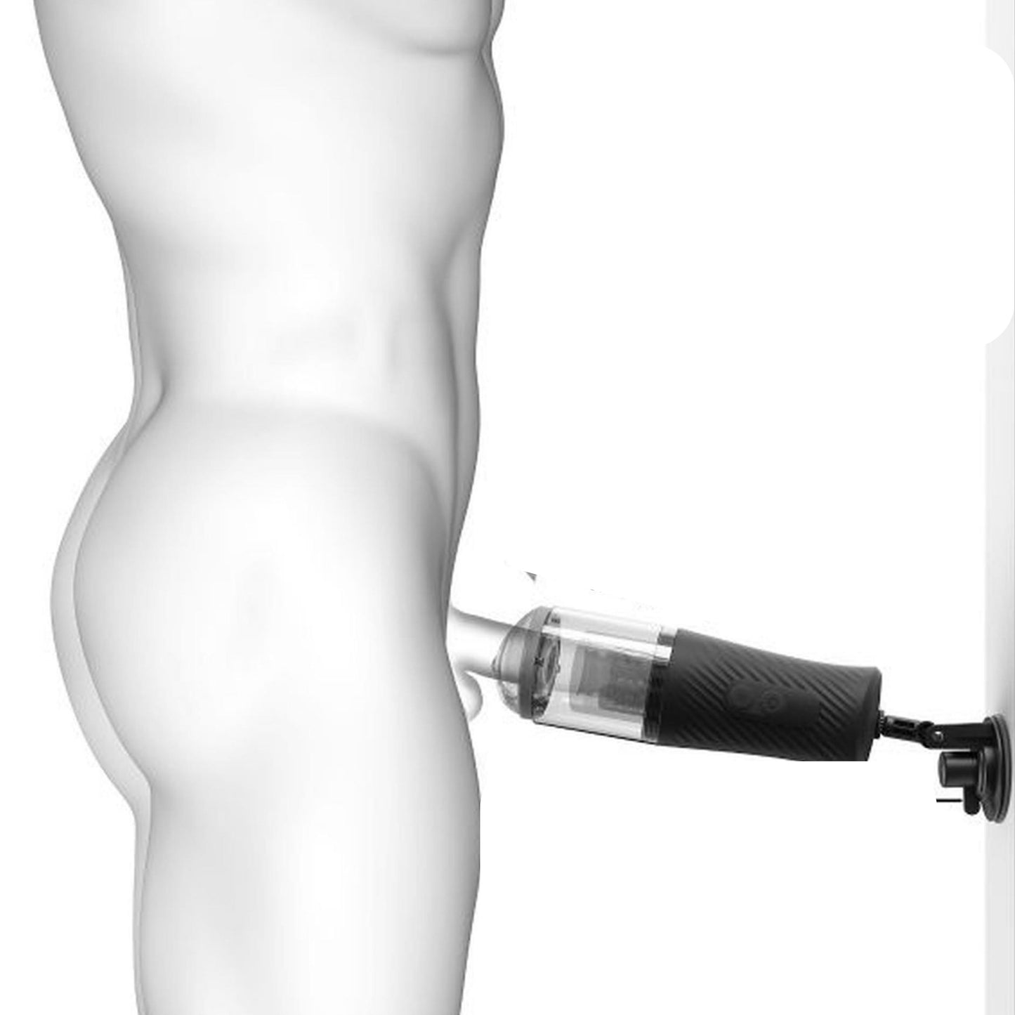 Automatyczny masturbator Thrust Blow Dorcel z przyssawką 15 cm USB