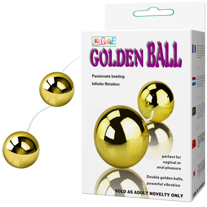 Kulki wibrujące Baile Golden złote