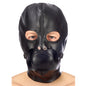 Maska Hood in leatherette with removable gag