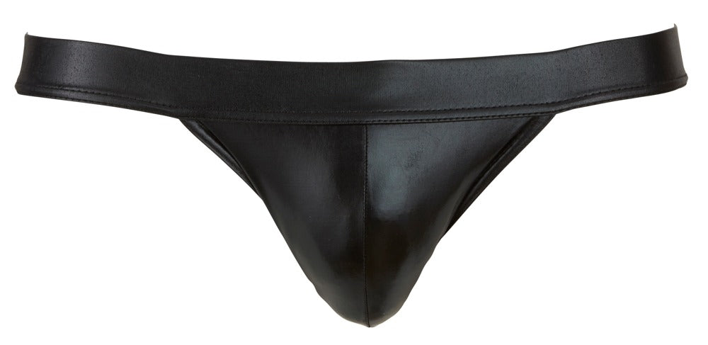 Jock elastyczny Svenjoyment błyszczący czarny 2XL