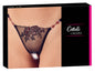 Stringi Cottelli LINGERIE czerwone z kamieniami M/L
