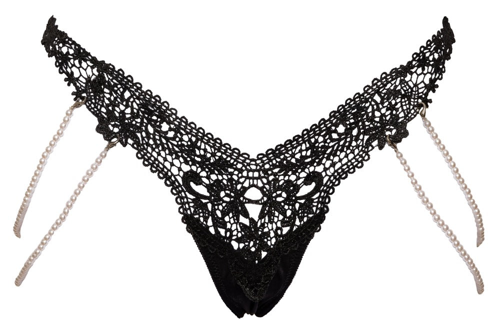 Stringi z perłami Cottelli LINGERIE M/L