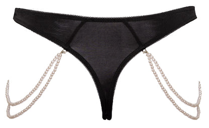 Stringi z perłami Cottelli LINGERIE M/L
