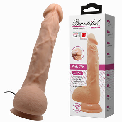 Wibrator realistyczny Baile Beautiful Jason 25 cm z przyssawką