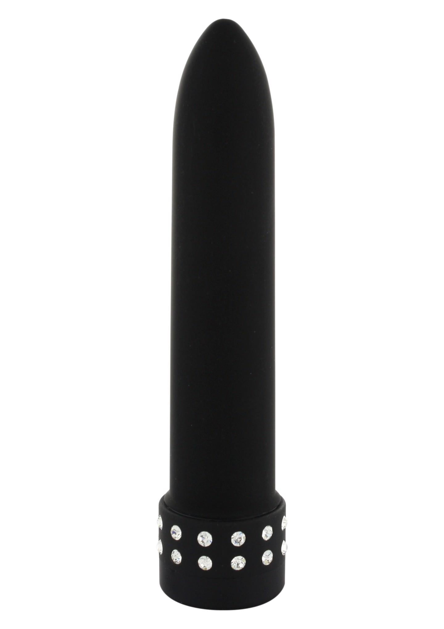 Wibrator Diamond Silk Vibe czarny 13,5 cm wodoodporny
