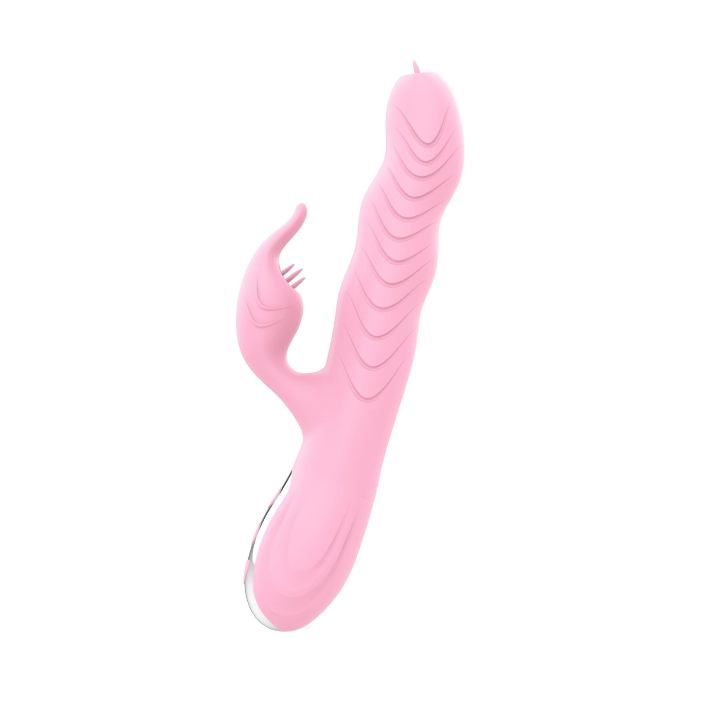 Wibrator Arlene Lyla silikonowy z ruchem USB 23 cm różowy