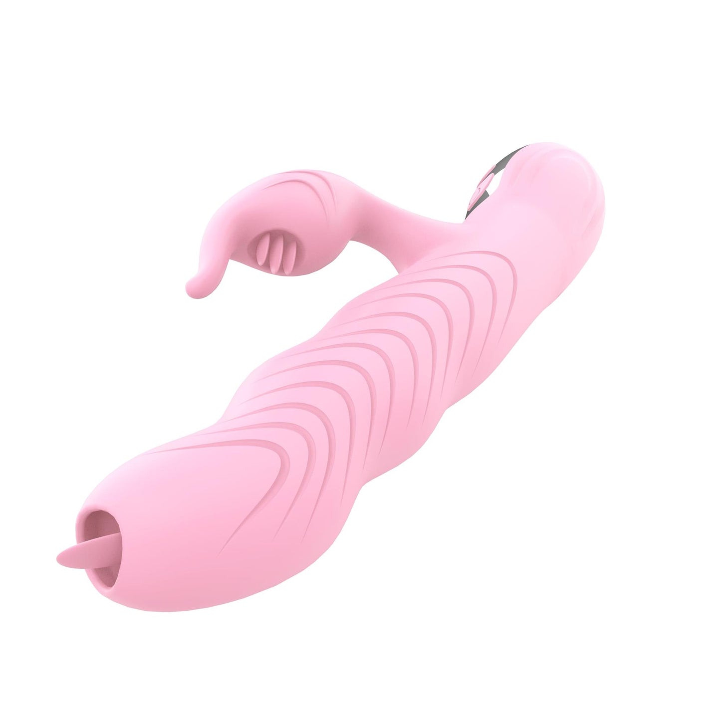 Wibrator Arlene Lyla silikonowy z ruchem USB 23 cm różowy