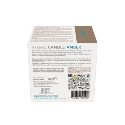 Świeca do masażu Hot Amber 130g