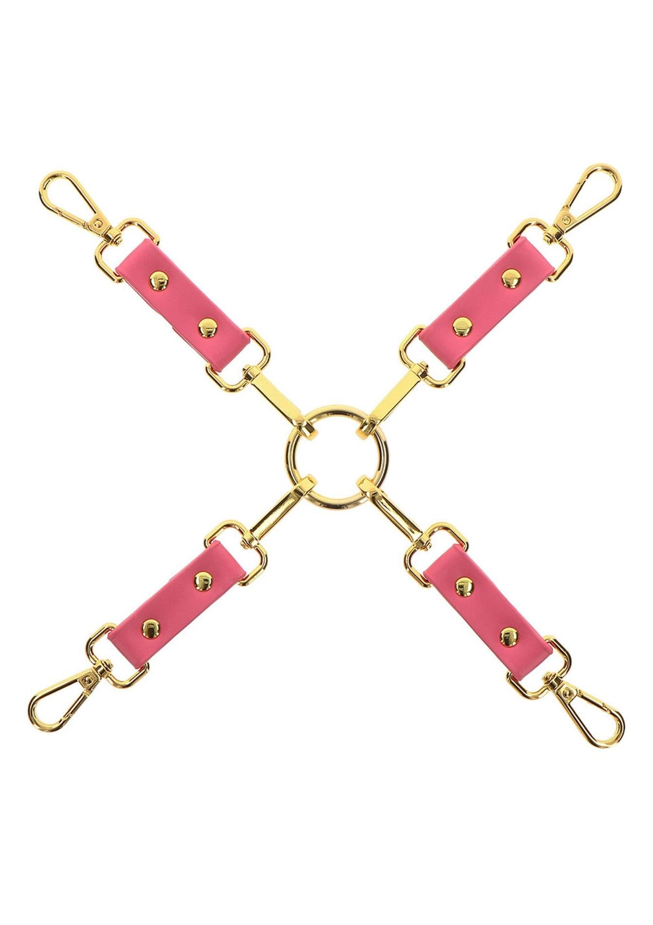 Wiązanie hogtie Taboom Malibu różowy 32 cm