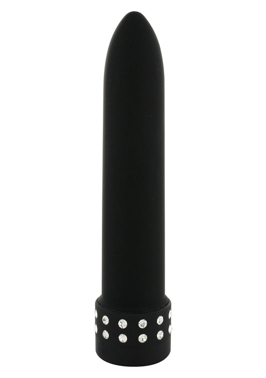 Wibrator Diamond Silk Vibe czarny 13,5 cm wodoodporny