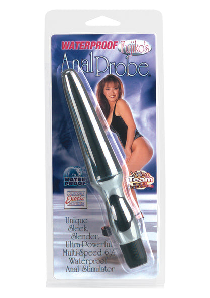 Wibrator analny wodoodporny Calexotics srebrny 16.5 cm