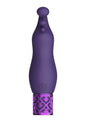 Wibrator bullet Exquisite Royal Gems fioletowy silikonowy USB