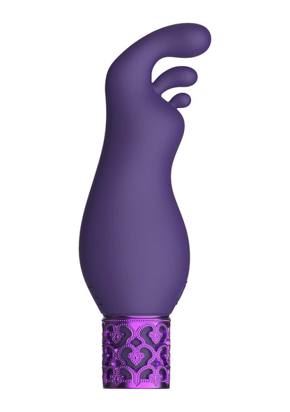 Wibrator bullet Exquisite Royal Gems fioletowy silikonowy USB