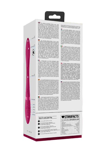 Wibrator króliczek Mira wirujący różowy USB