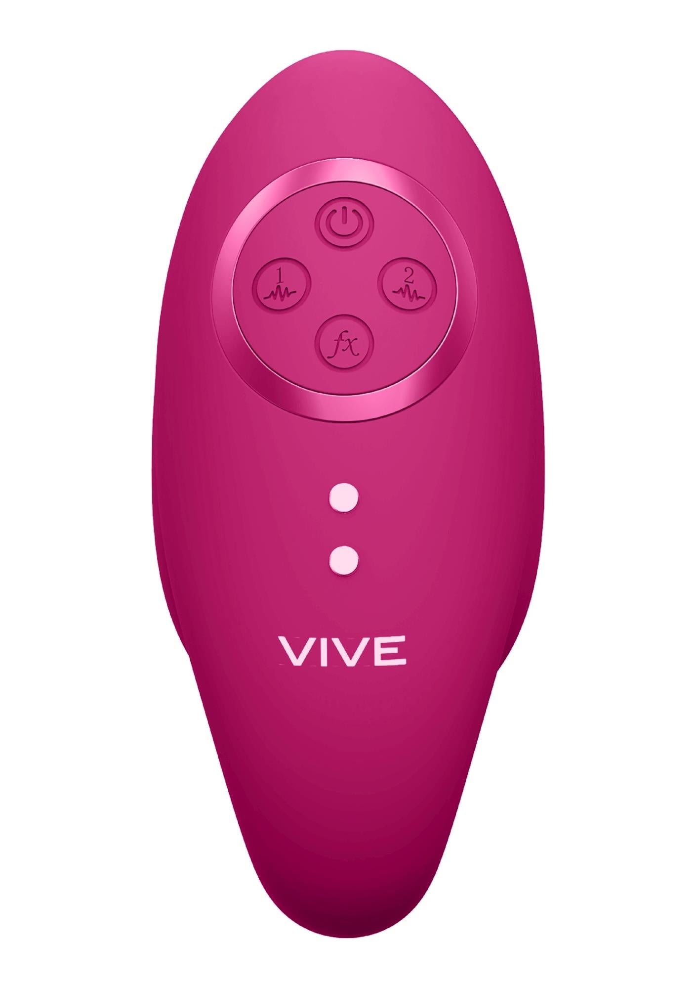 Wibrator Aika ShotsToys różowy z pilotem USB