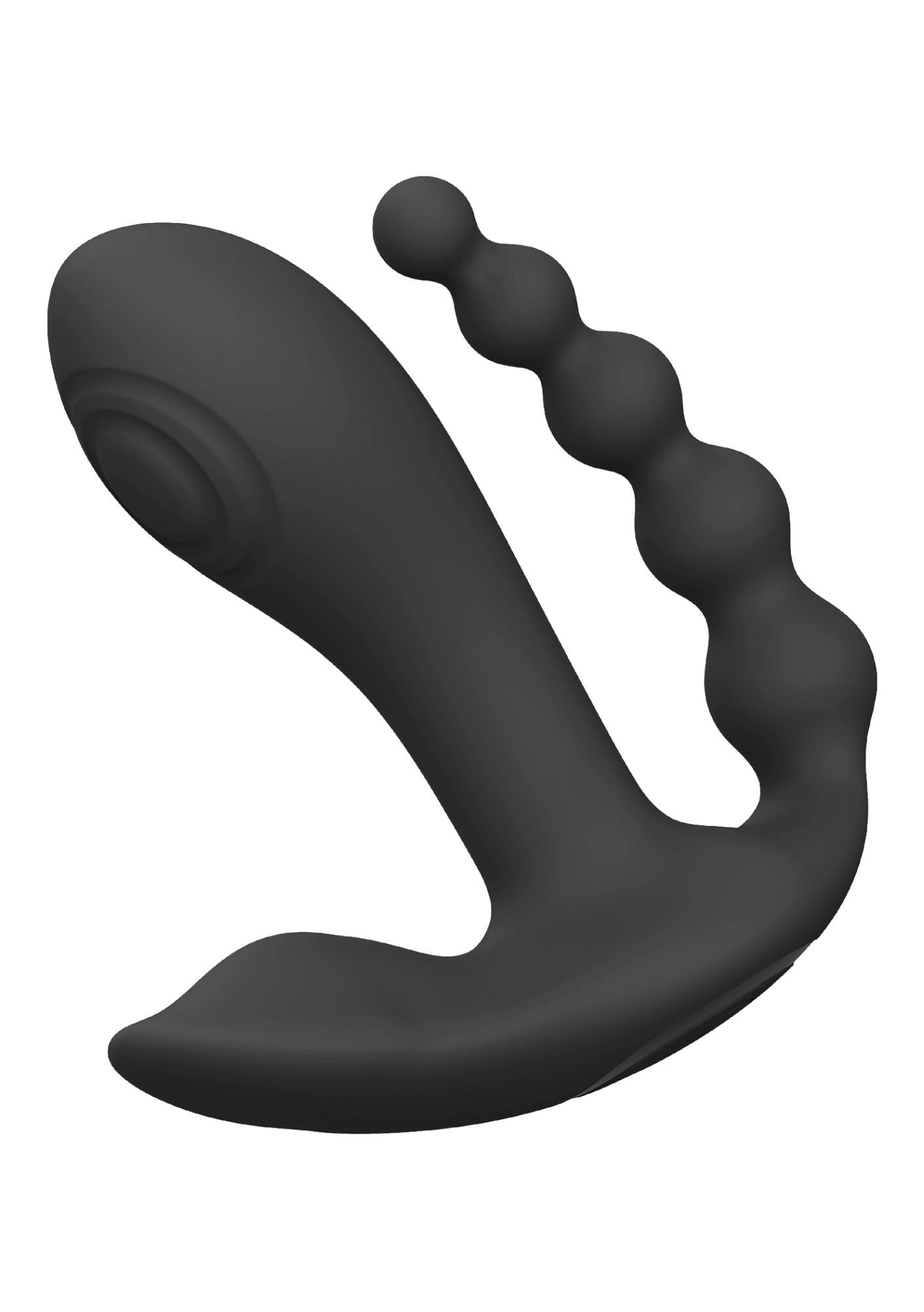 Wibrator analny silikonowy Vive Kata czarny z pilotem USB