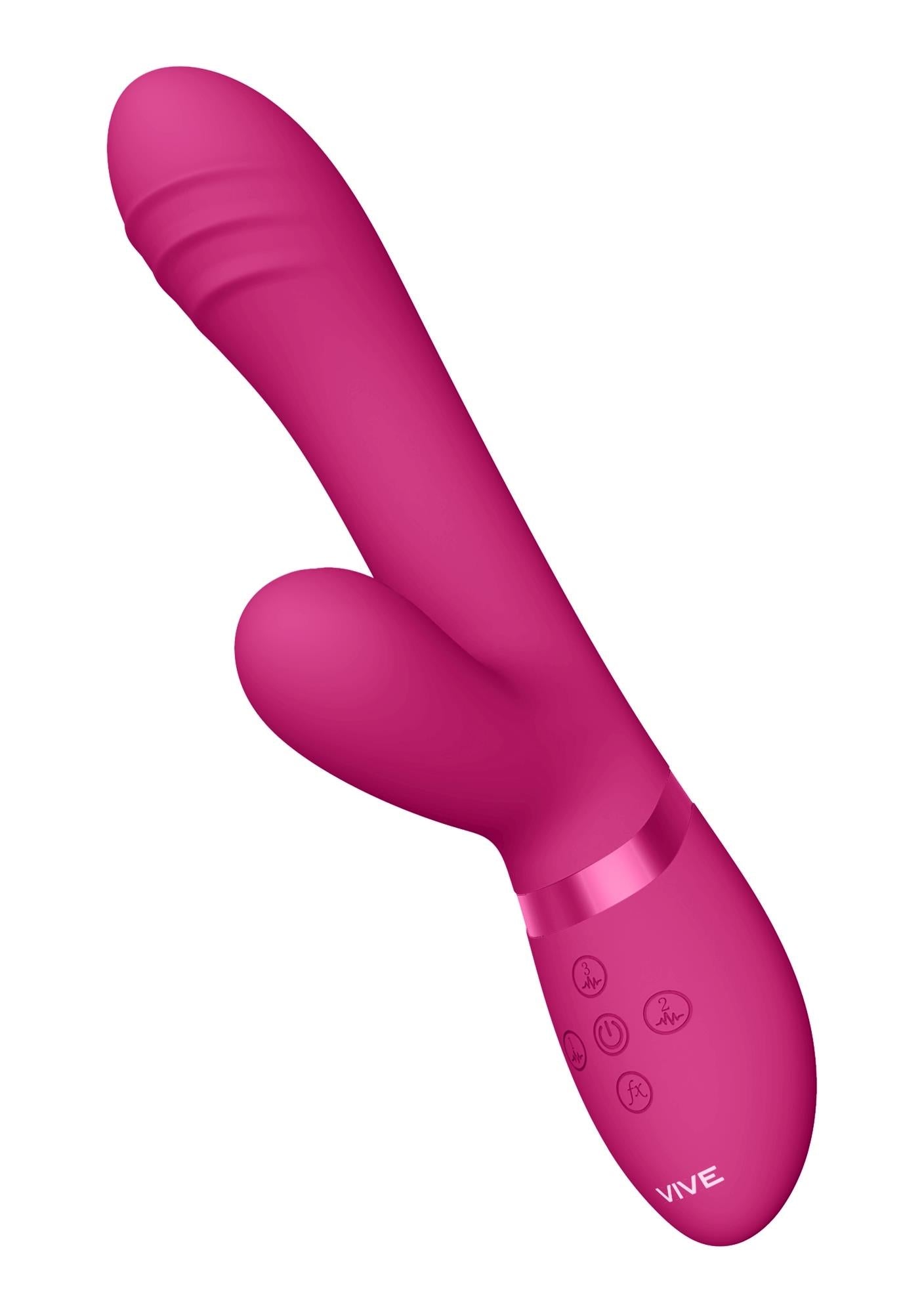 Wibrator króliczek Vive Tani różowy silikonowy USB