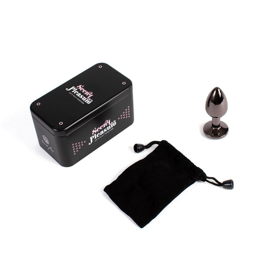 Aluminiowy korek analny Secret Play gunmetal 7 cm