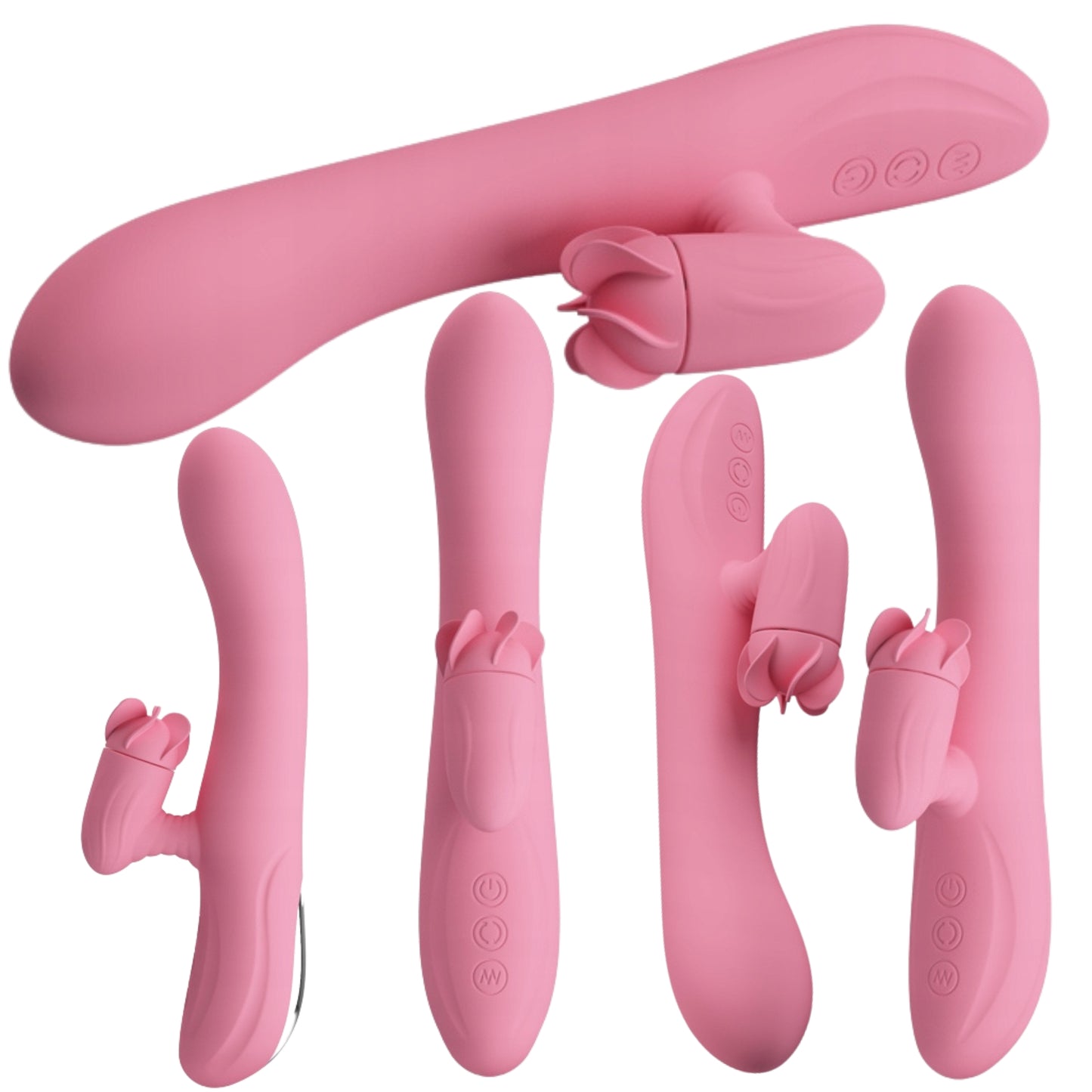 Wibrator króliczek obrotowy Pretty Love Gina 4 obroty 7 wibracji USB 20,5 c