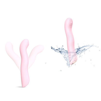 Wibrator punktu G potrójny SWAP Love to Love różowy 15 cm