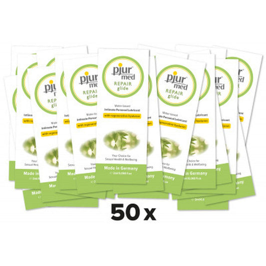 Żel intymny Pjur Repair glide z hialuronem 50 x 2 ml