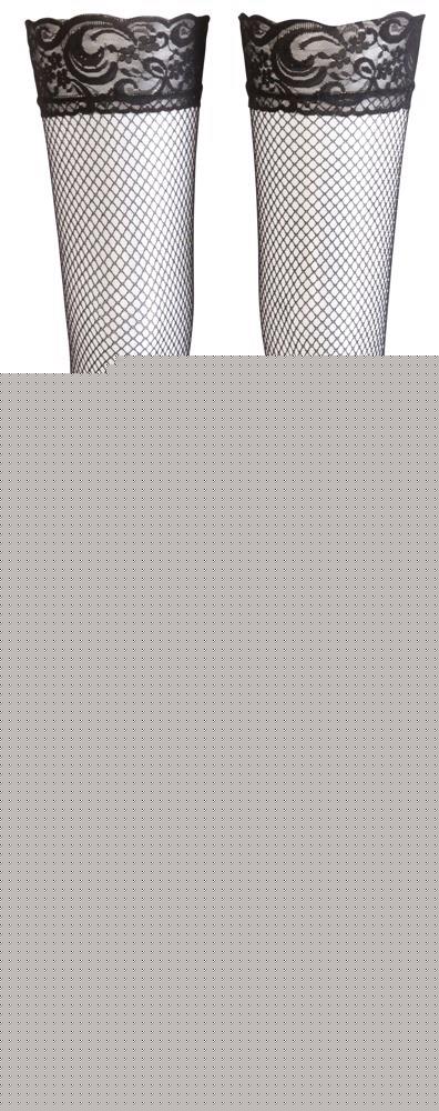 Pończochy siatkowe Cottelli LEGWEAR czarne M