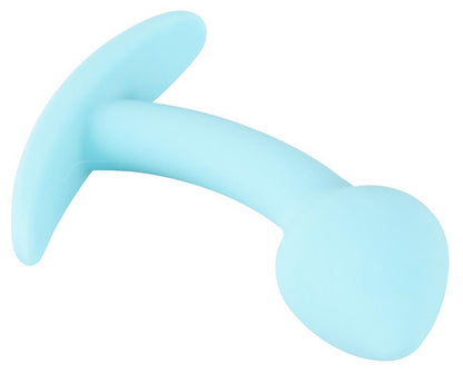 Mini korek analny Cuties niebieski silikonowy