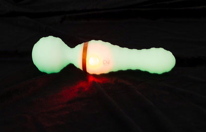 Wibrator wand You2Toys świecący w ciemności USB 19,5 cm