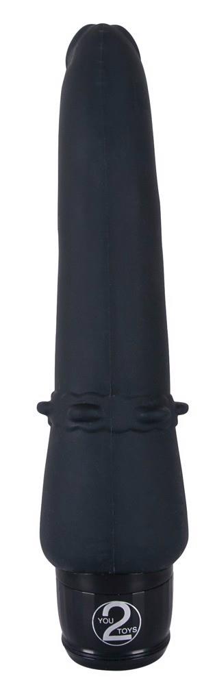Wibrator analny silikonowy You2Toys czarny 22 cm