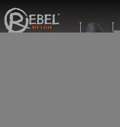 Wibrator analny Rebel czarny silikonowy 15 cm