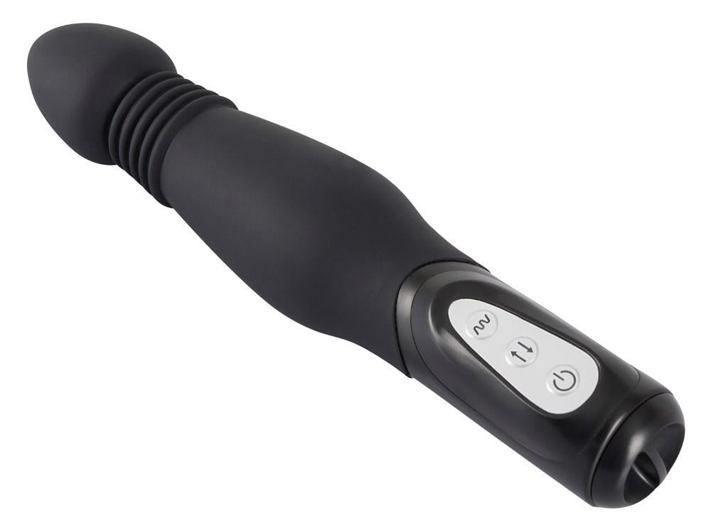Wibrator analny wstrząsowy You2Toys czarny silikonowy 23,5 cm