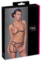 Komplet bielizny Cottelli Lingerie Glamour S z łańcuchami