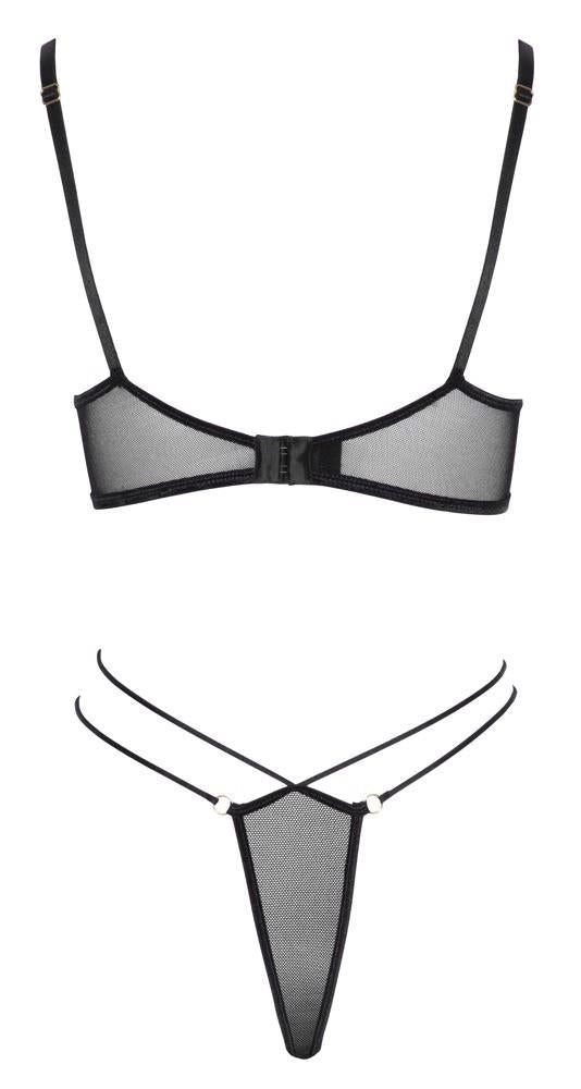 Biustonosz i stringi Rio Cottelli LINGERIE złoty L